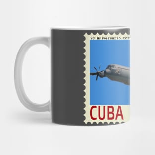 Underground Cargo Plane Postage Stamp Mug